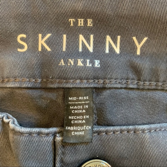 White House Black Market The Skinny Ankle Pant 0 - Picture 3 of 7